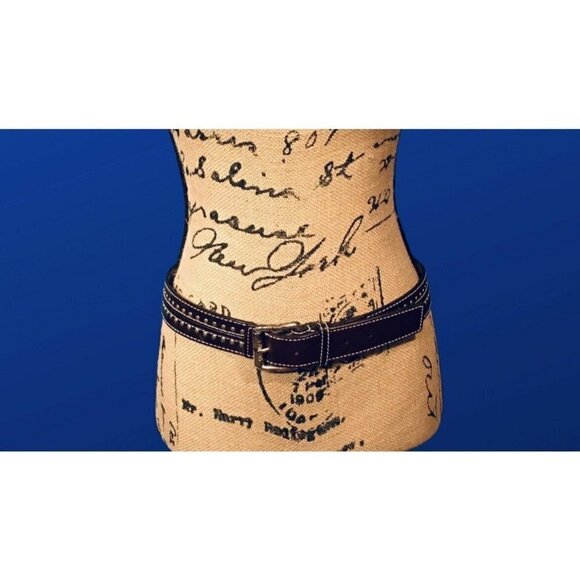 MICHAEL KORS 100% Genuine Leather Belt #553440, Pre-owned, EXCELLENT - Picture 2 of 4